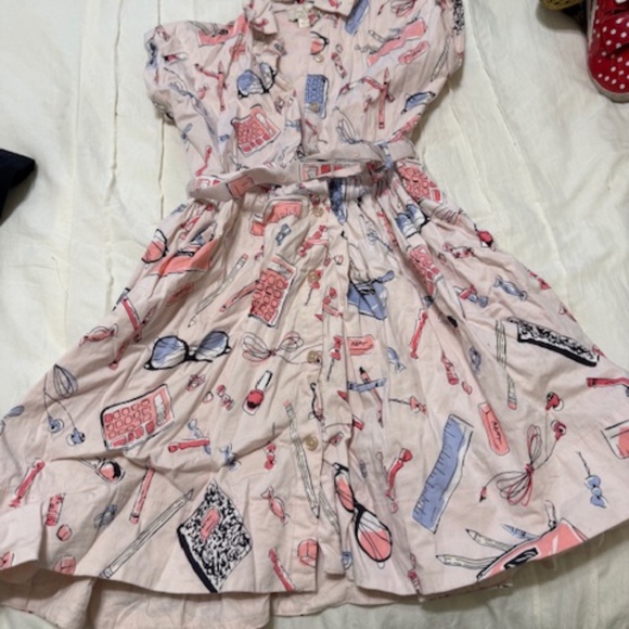 Kate Spade school girl themed dress pink size 8
